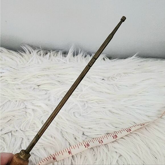 Antique Old US Marble Arms Rifle Cleaning Rod Tool wooden handle see photo - Picture 5 of 5